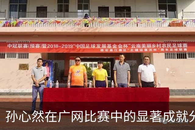 孙心然在广网比赛中的显著成就分析
